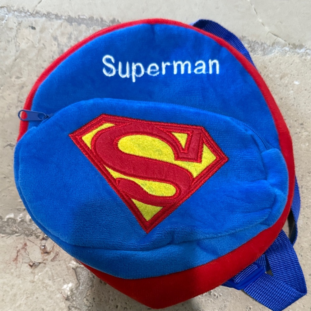 Superman Kids mini Backpack - Blue and Red